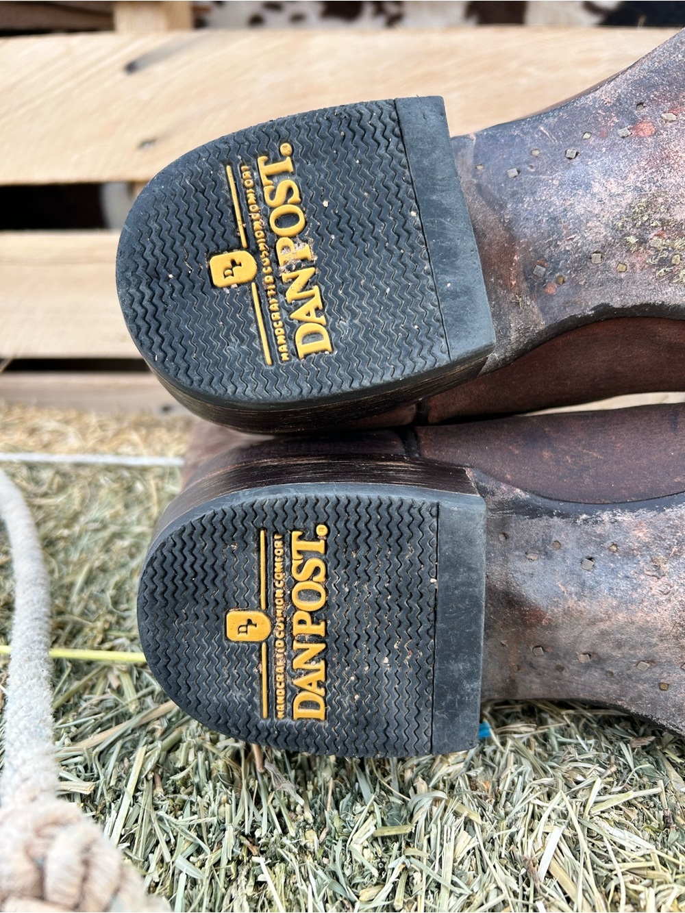 Dan Post Brown Western Cowboy Boots - Picture 8 of 10